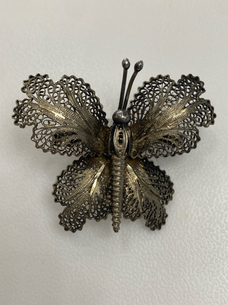 Vintage Sterling Silver Brooch Pin