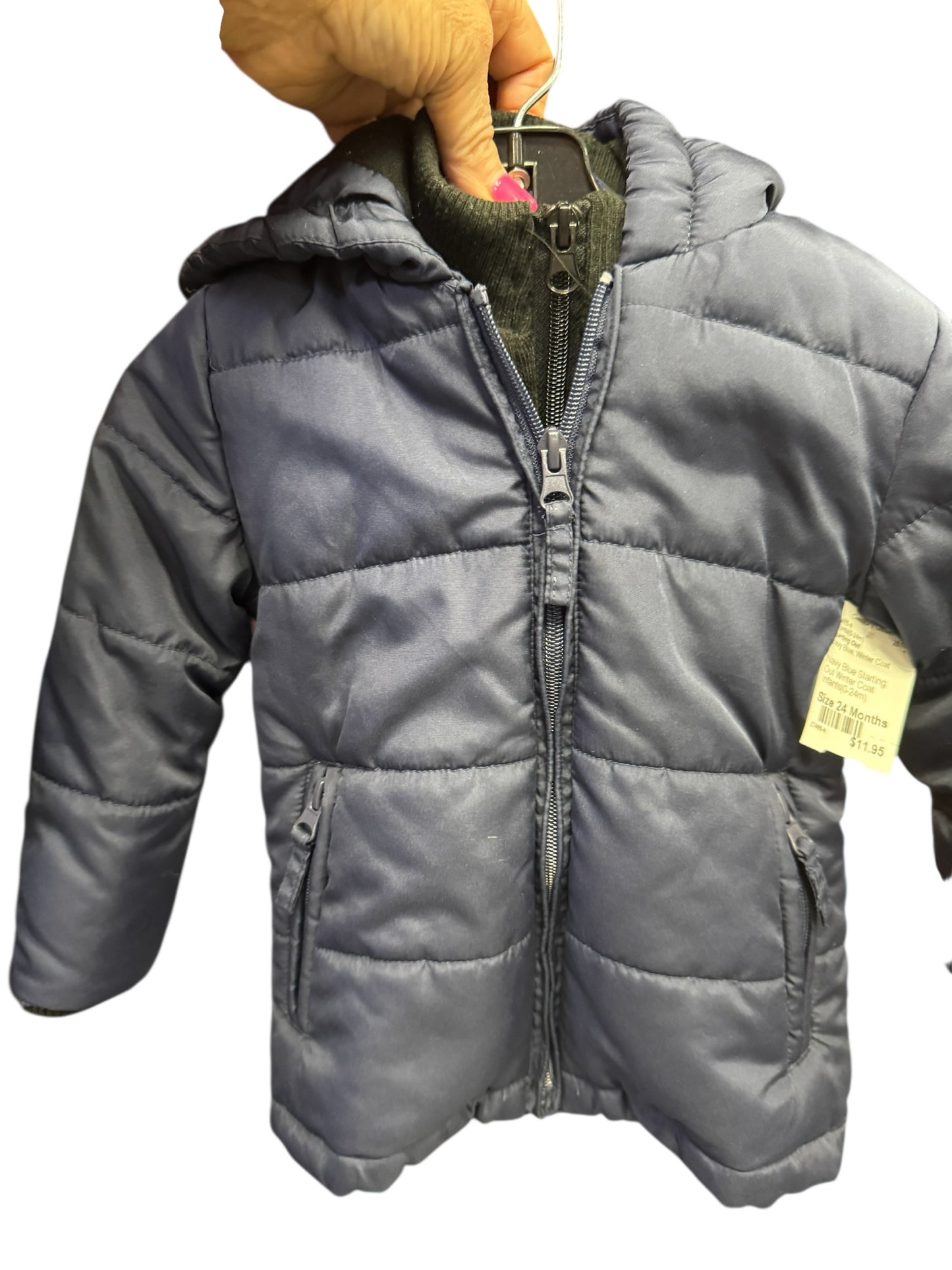 Navy Blue Starting Out Winter Coat Infants(0-24m)