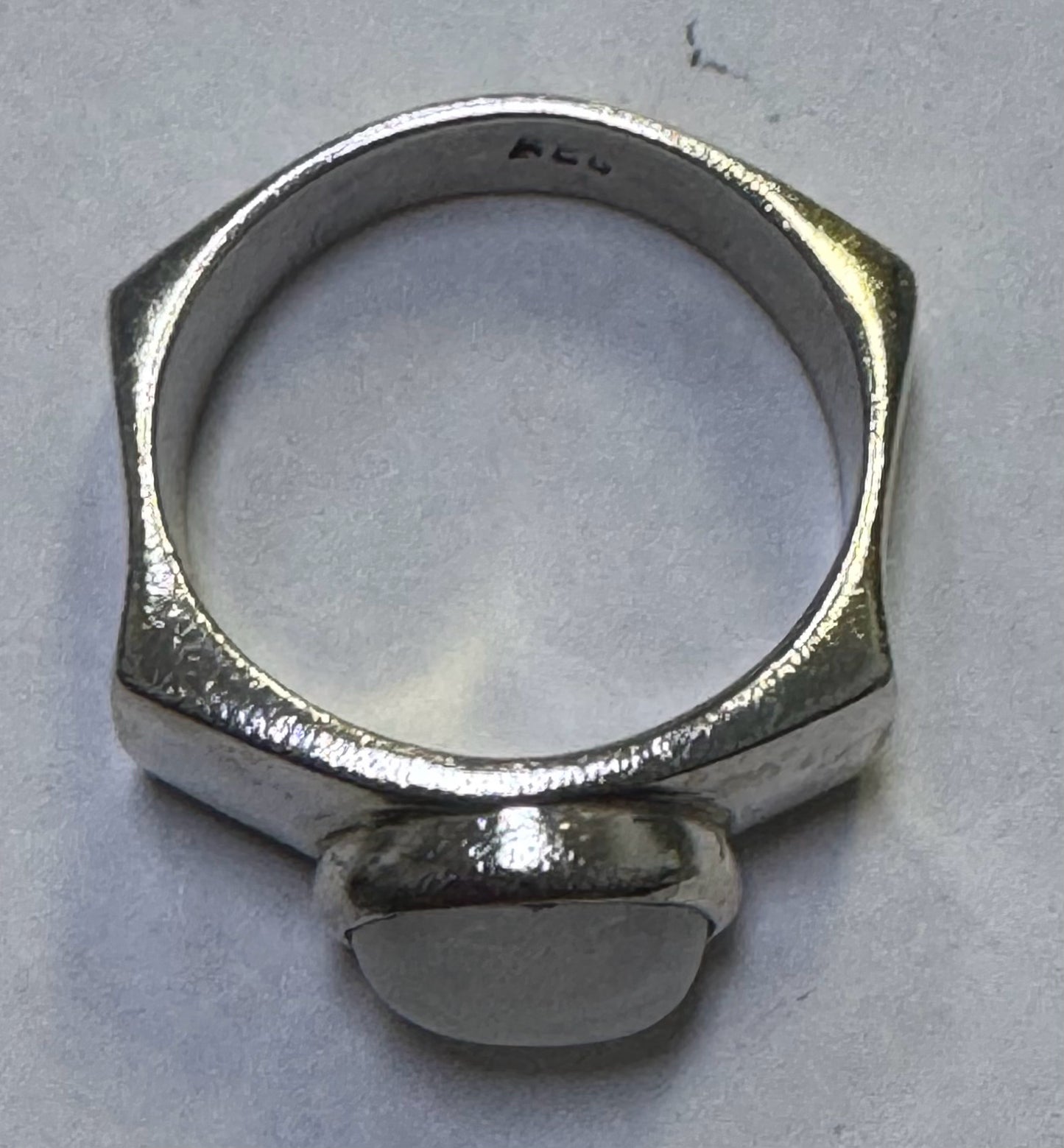 Sterling Silver Moonstone Ring Size 8.5