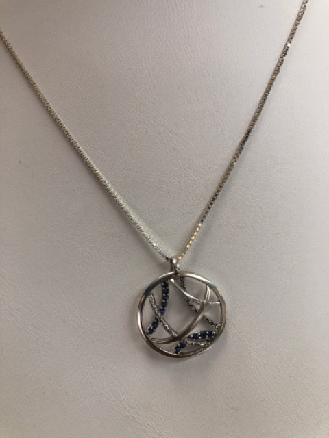 Sterling Silver 22" Necklace & Pendant