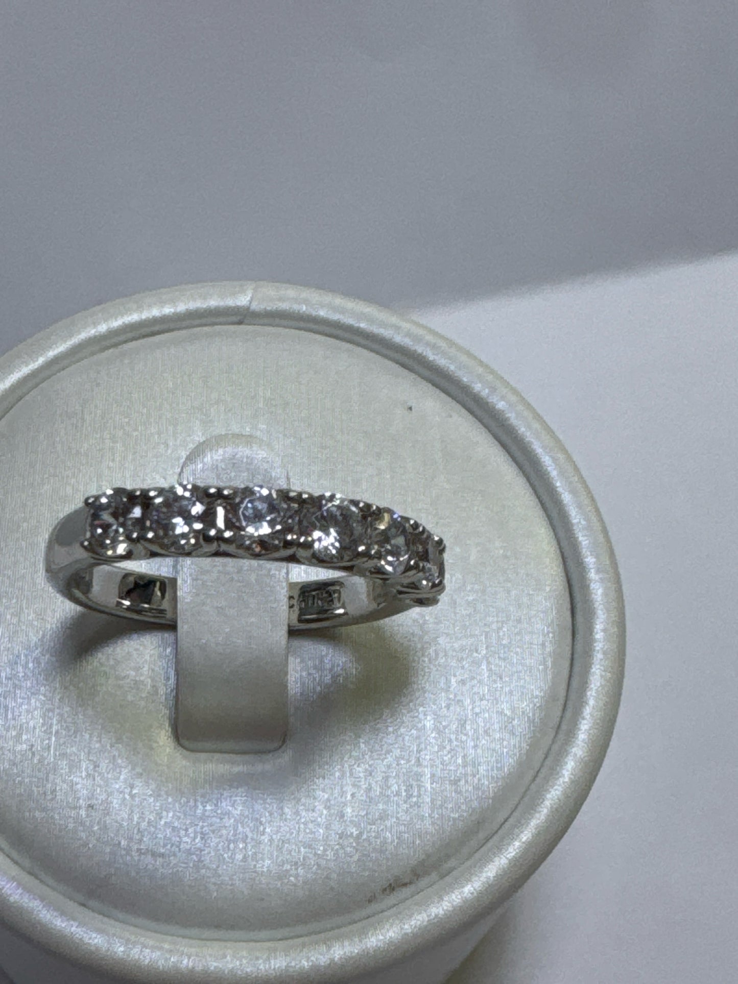 Sterling Silver Ring Size 7.75 CZ