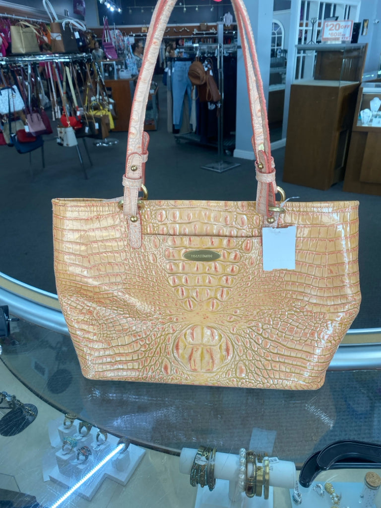 Designer Brahmin Peach Handbag