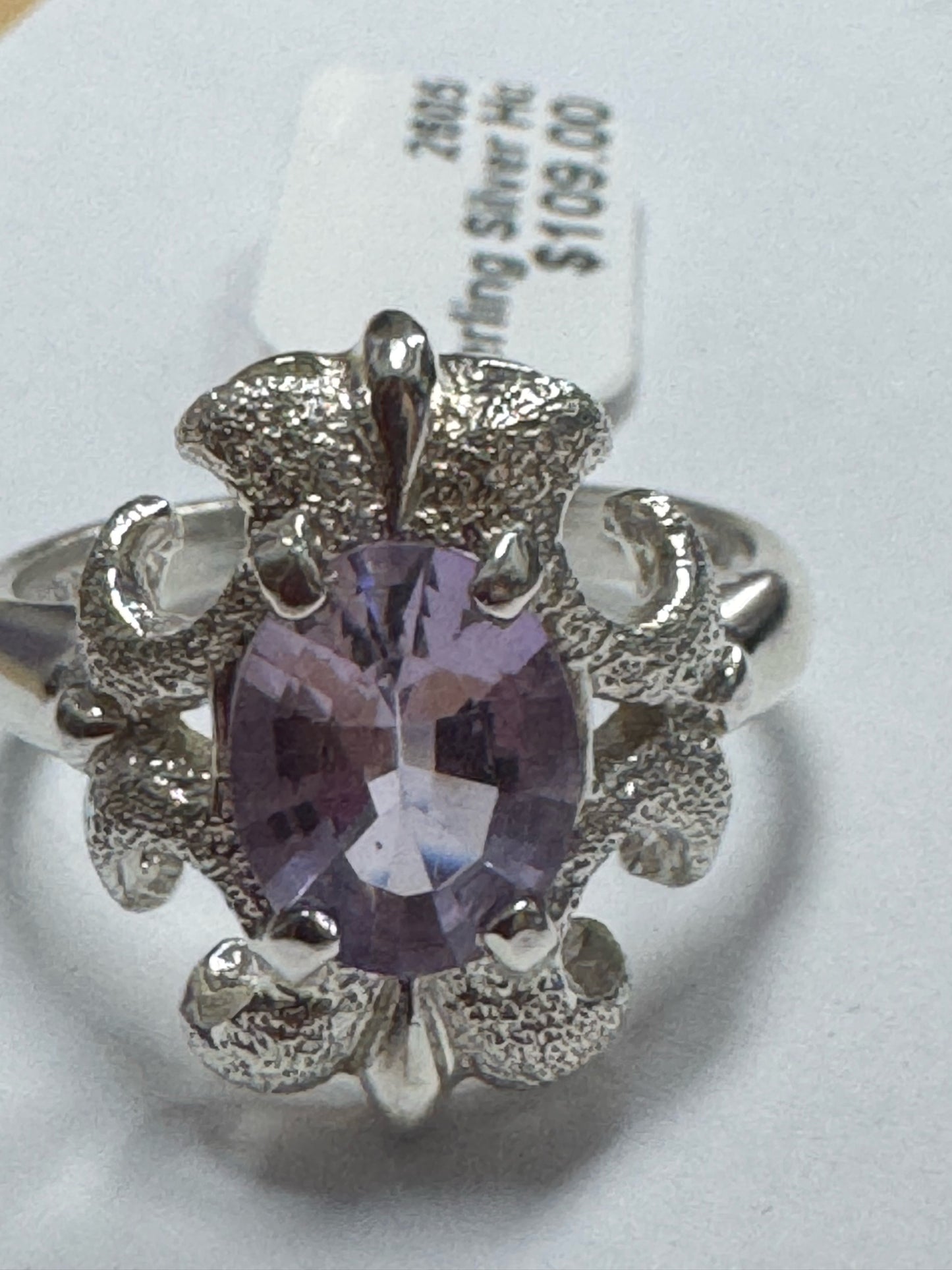 Kabana Sterling Silver Amethyst Ring