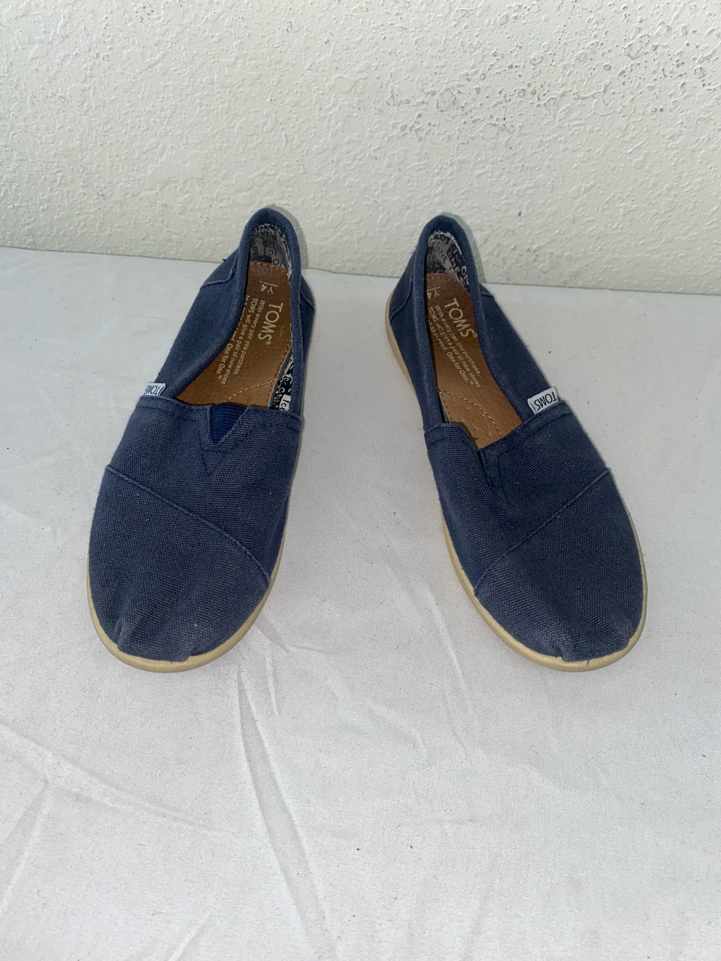 Navy Blue Toms Shoes Girls