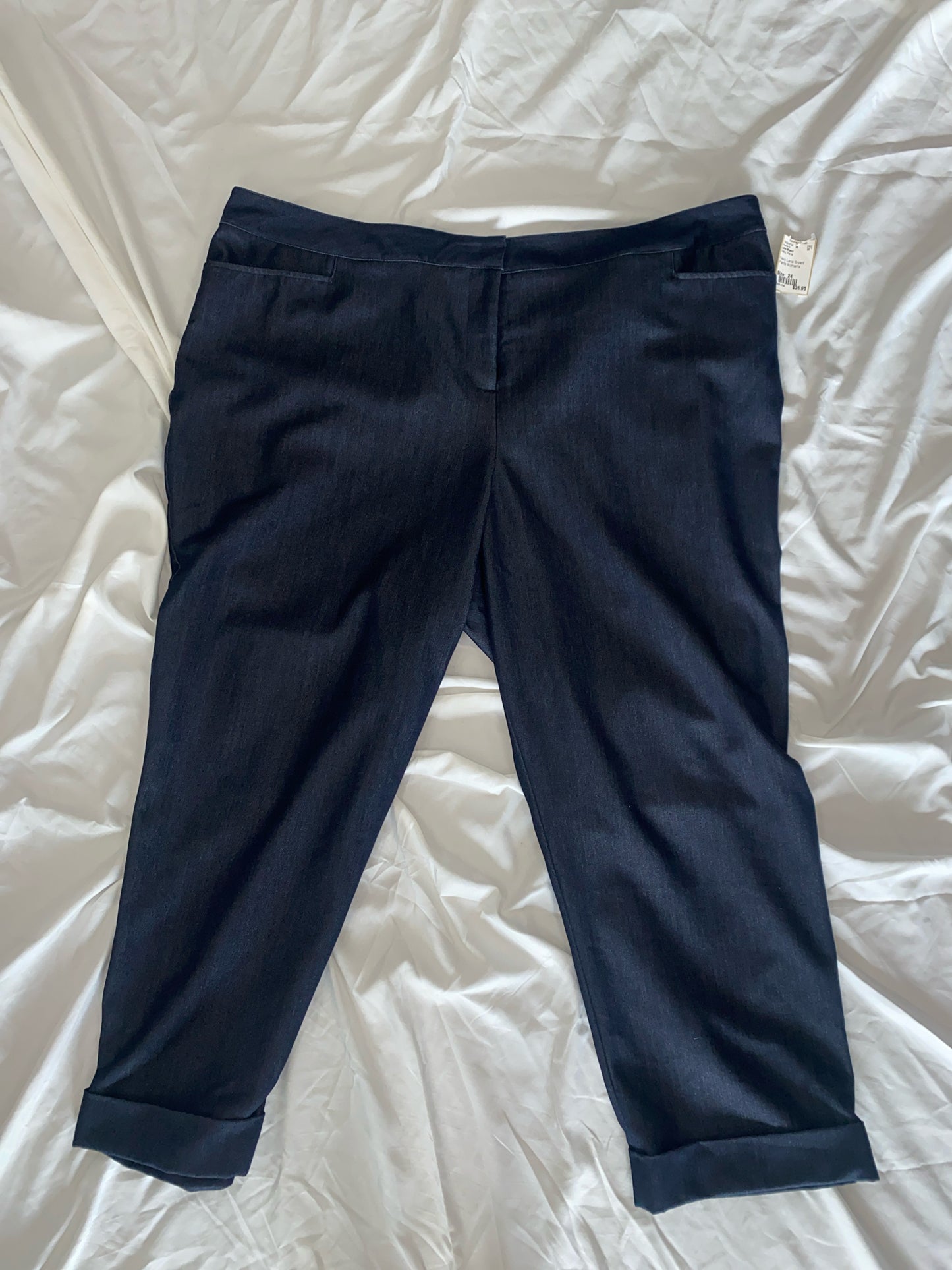 Navy Lane Bryant Pants Women's