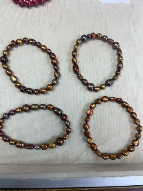 4 Pc Honora Bracelets Sterling