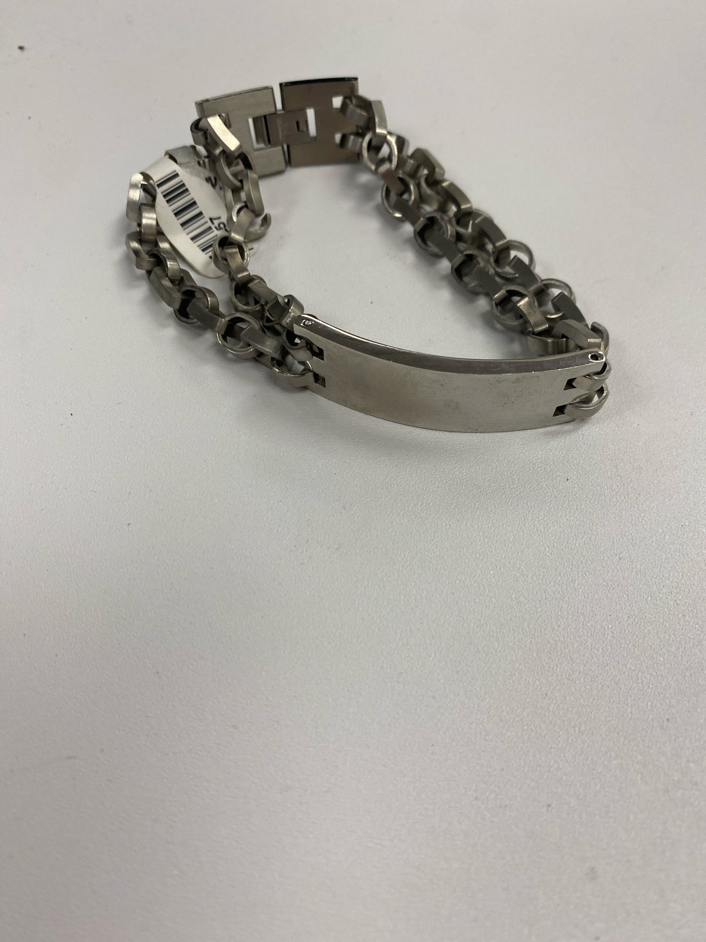 Stainless Steel Double chain ID Bracelet