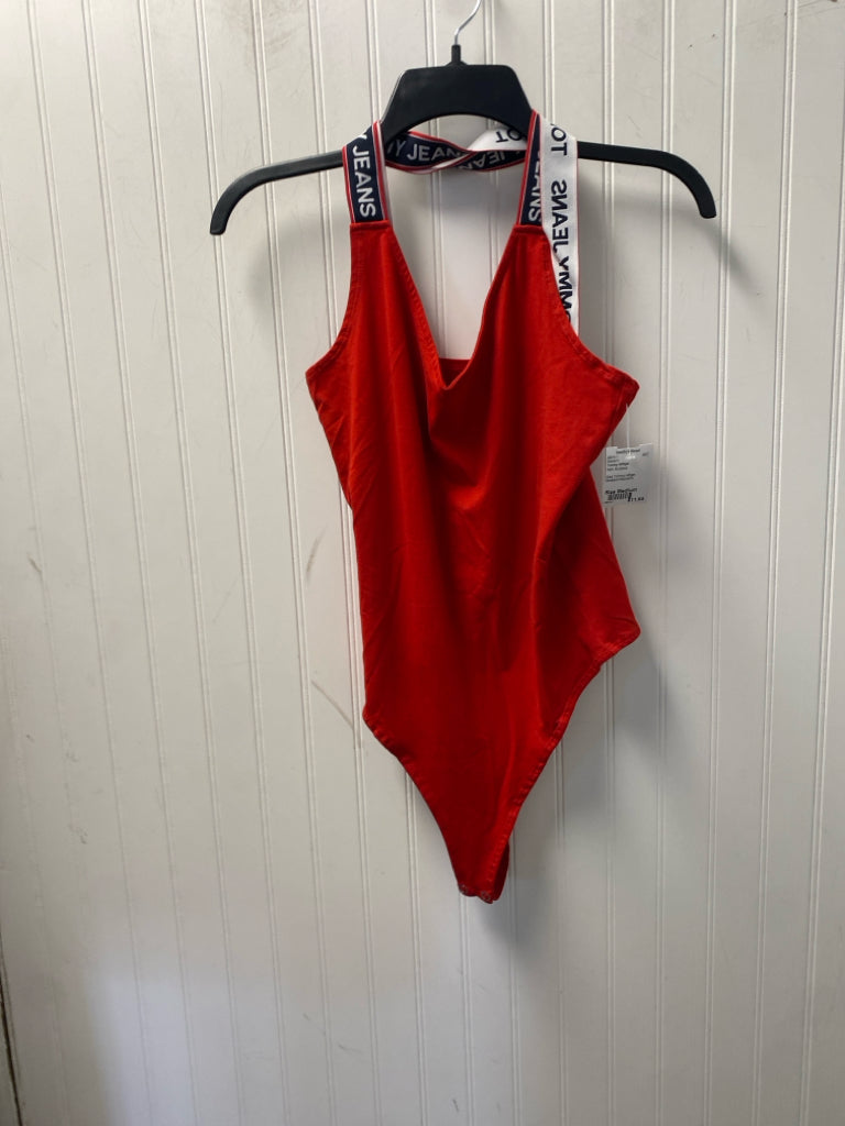 Red Tommy Hilfiger Bodysuit Women's