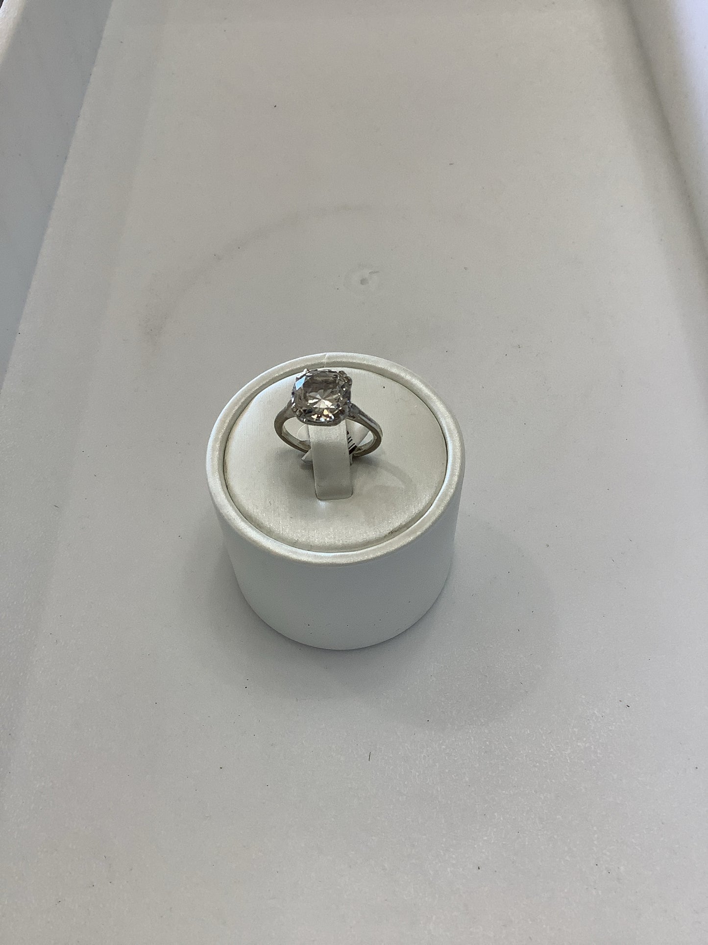 Sterling Silver CZ Ring Size 6.25