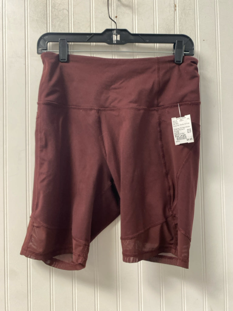 Burgundy Old Navy Shorts ACTIVE Women's