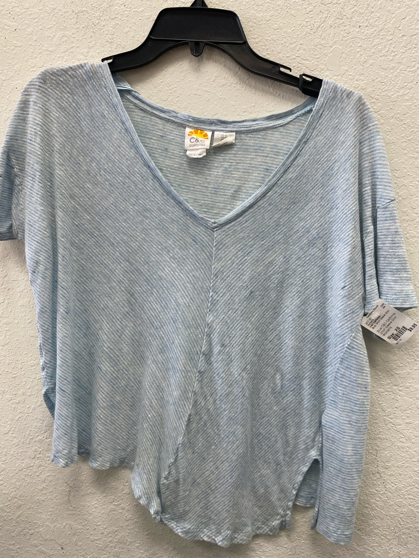Blue C&C California Short Sleeve Shirt Women's