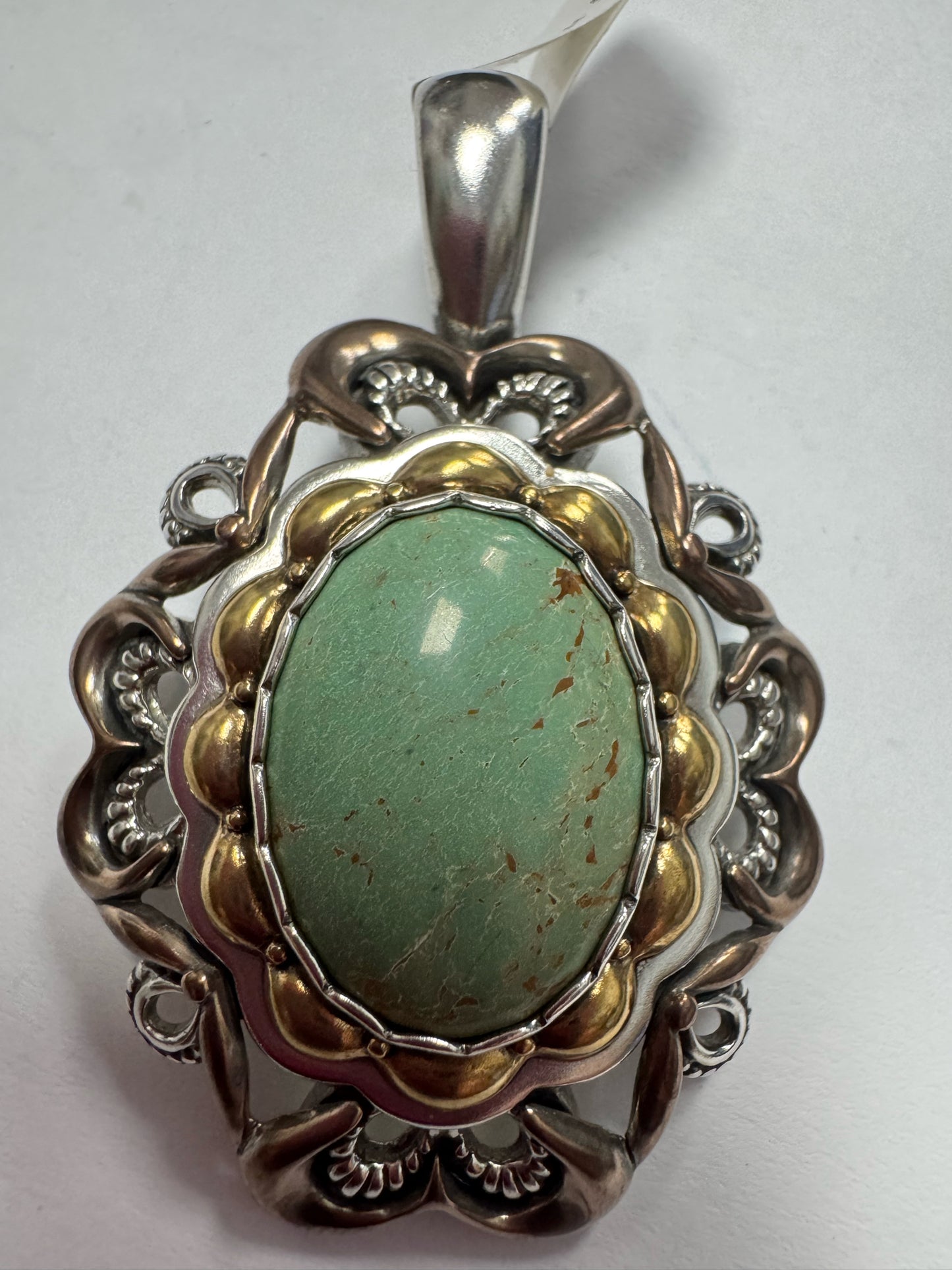 Carolyn Pollack Sterling & Brass Pendant
