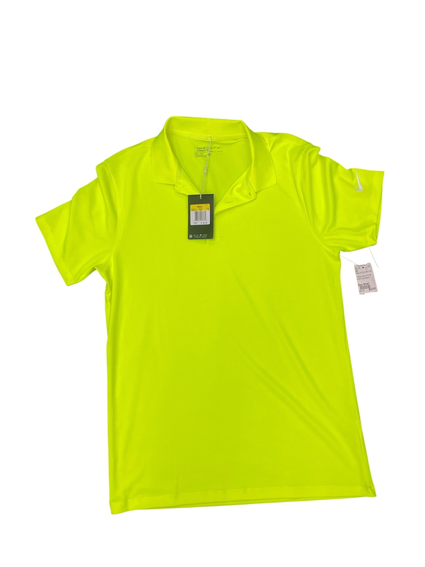 Yellow Nike ACTIVE NEW Polo Men's