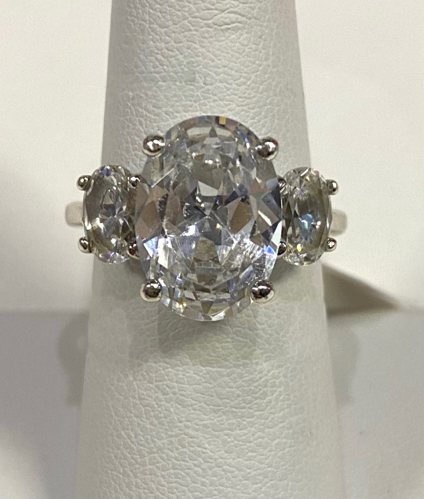 joseph esposito sterling ring oval Size 7
