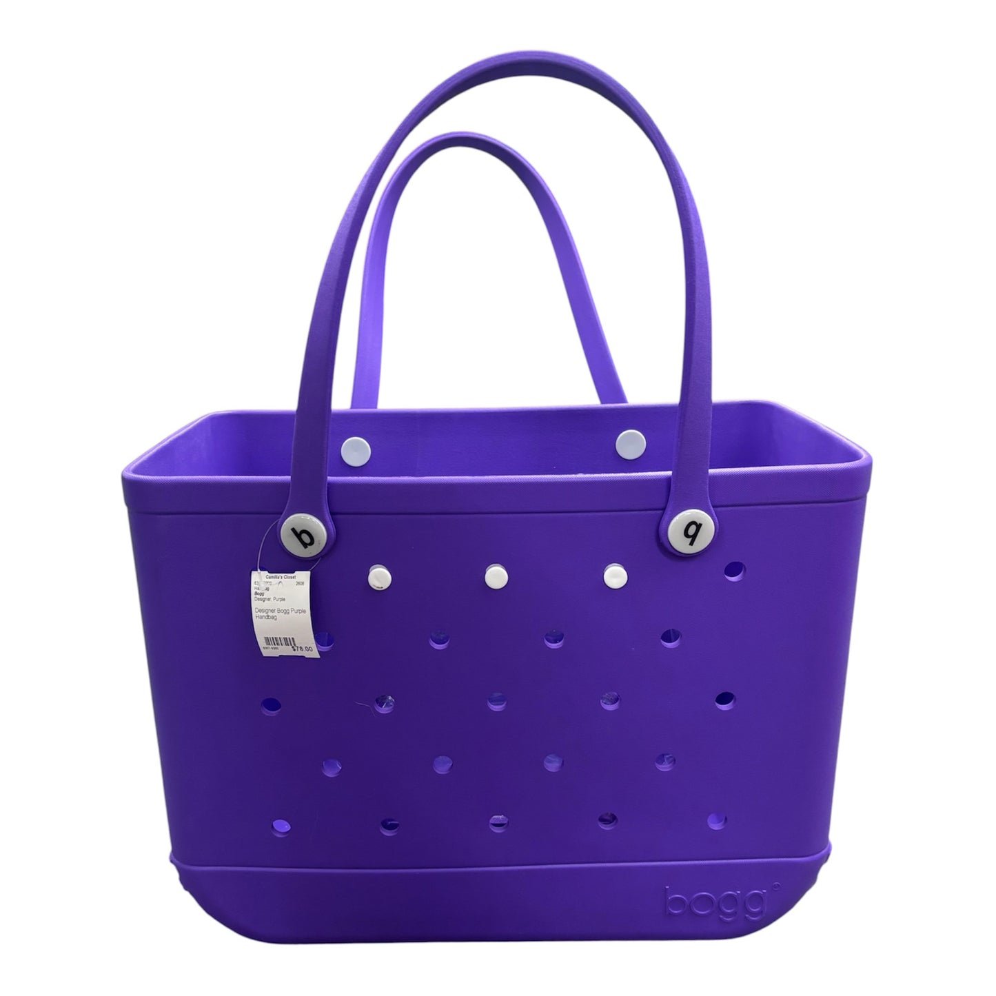 Designer Bogg Purple Handbag