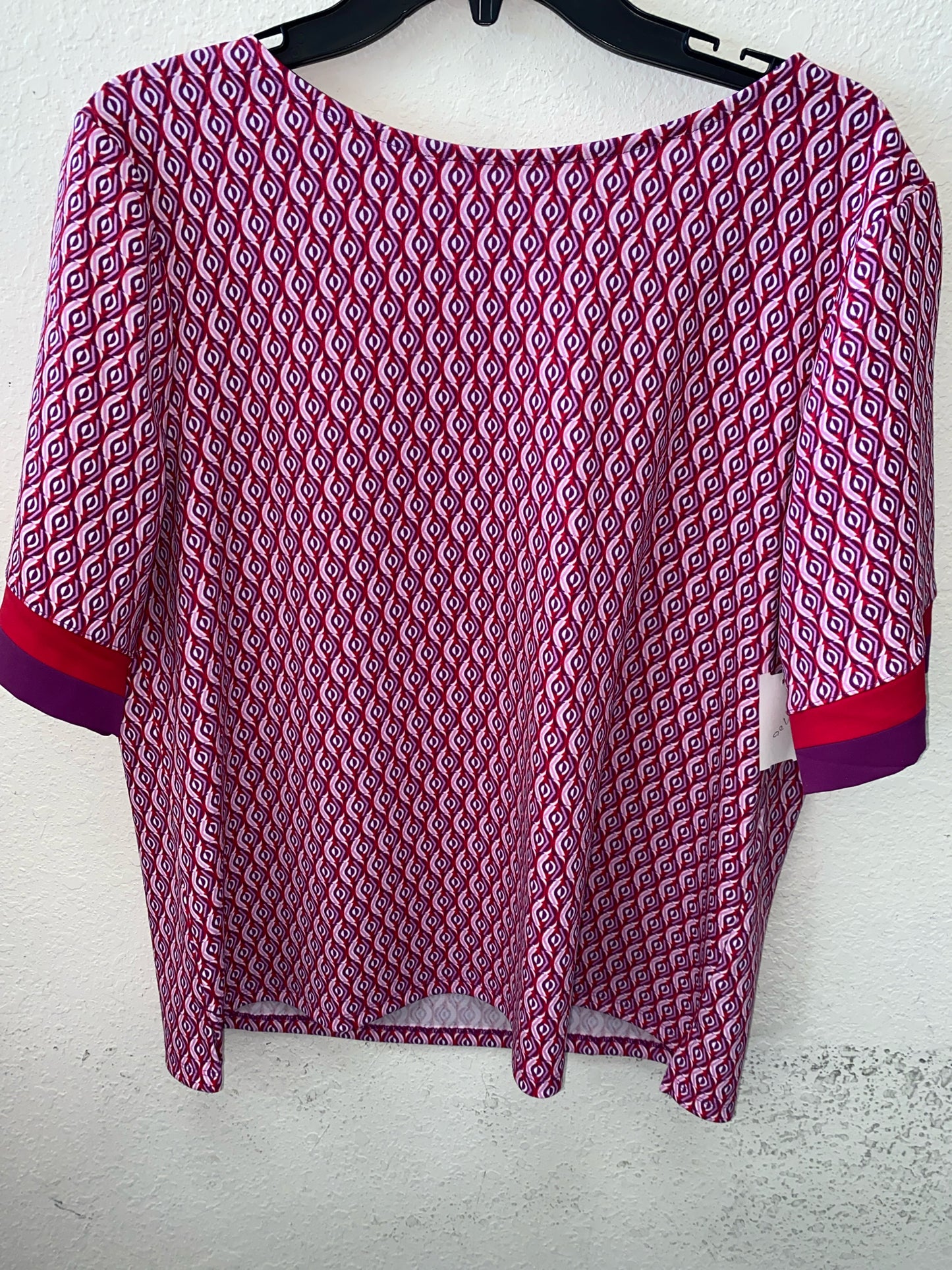 Multi-Color Chico's Short Sleeve Shirt Women's