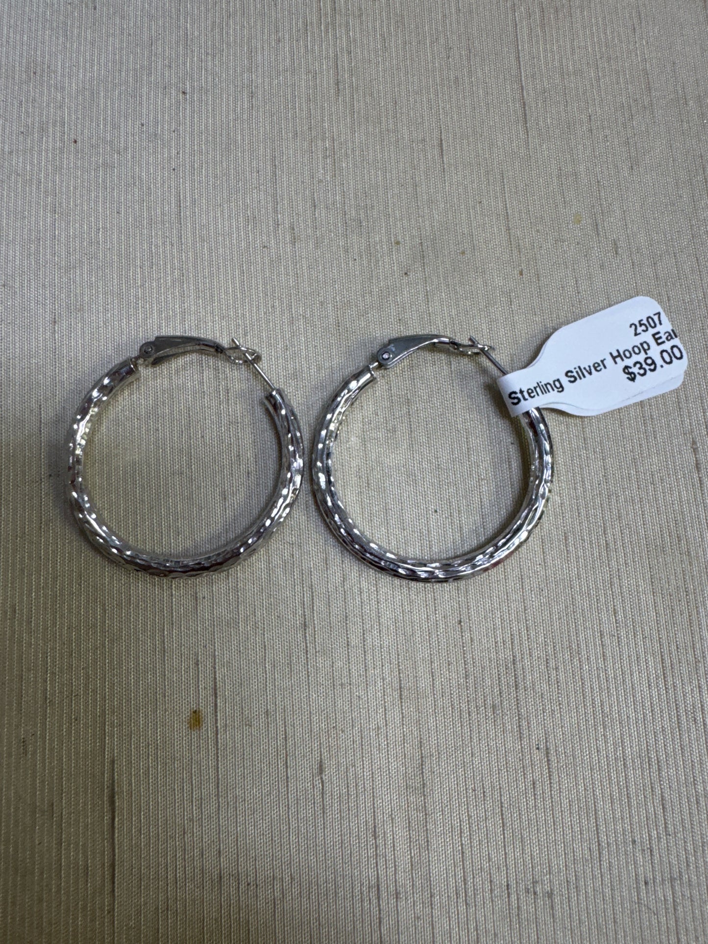 Sterling Silver Hoop Earrings