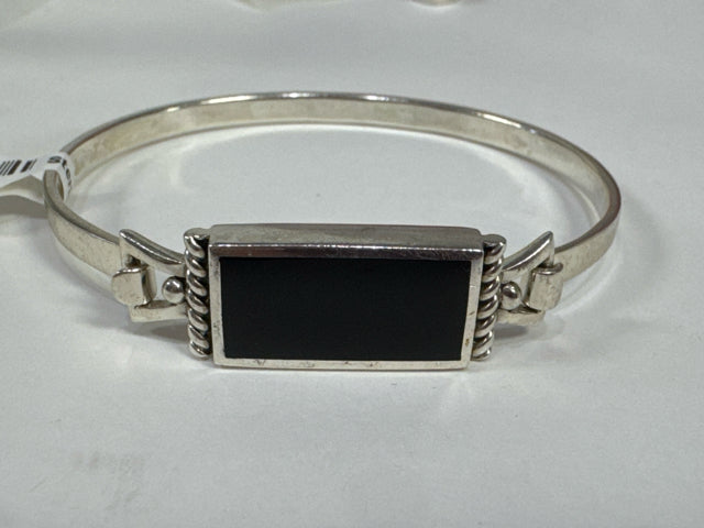 Sterling Silver Black Onyx Bracelet