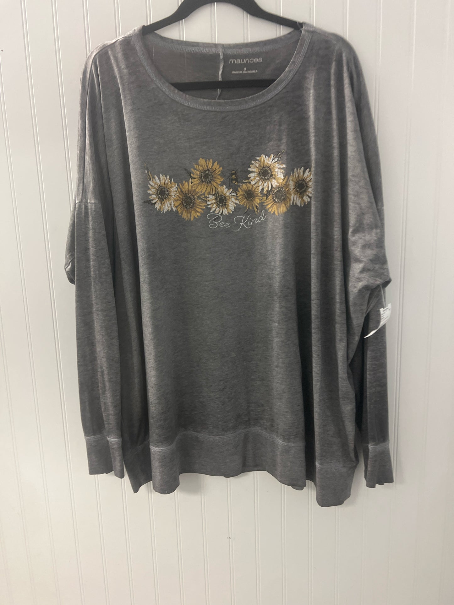Gray Maurices Long Sleeve Shirt Women's