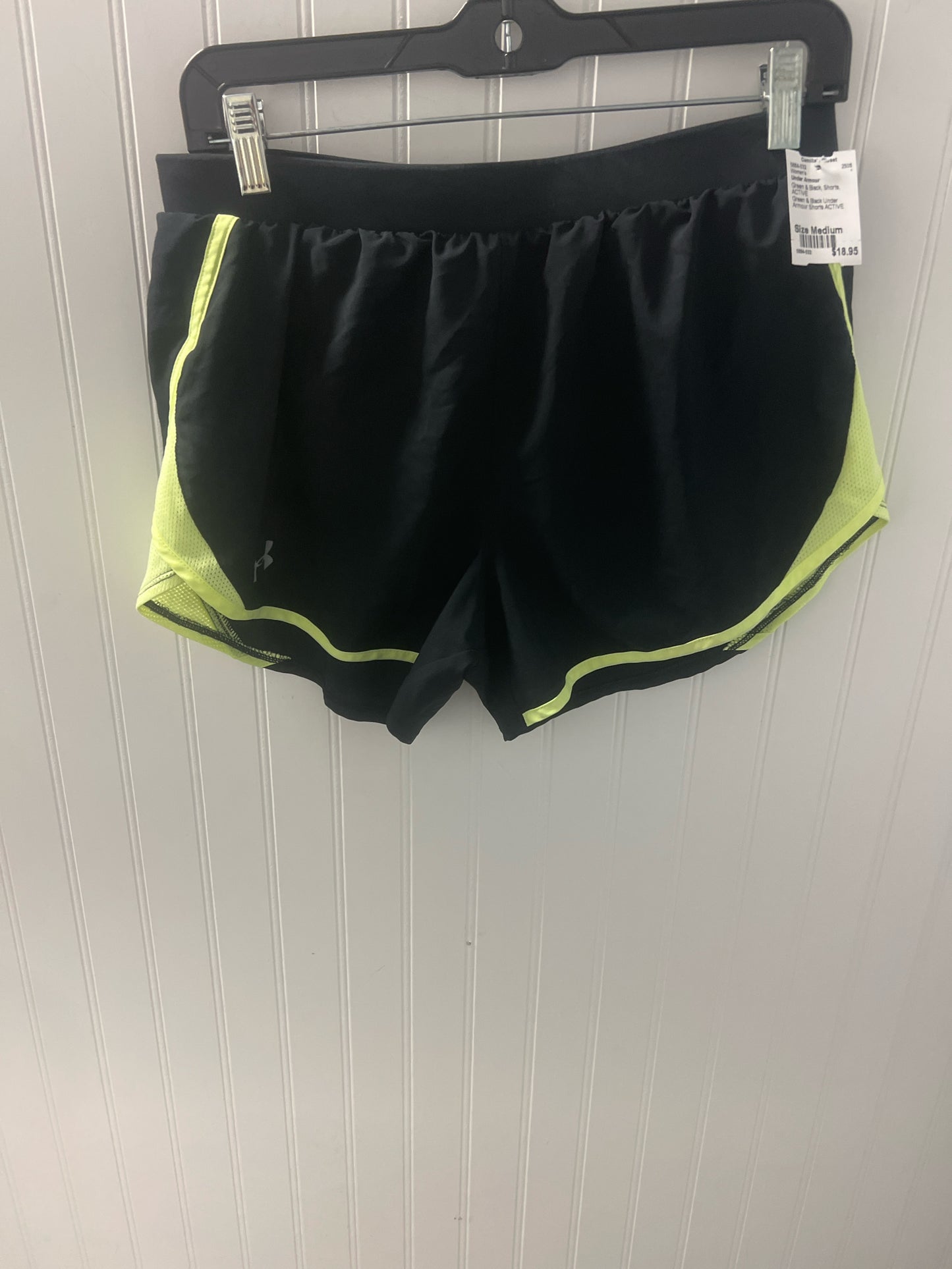 Green & Black Under Armour Shorts ACTIVE Women's