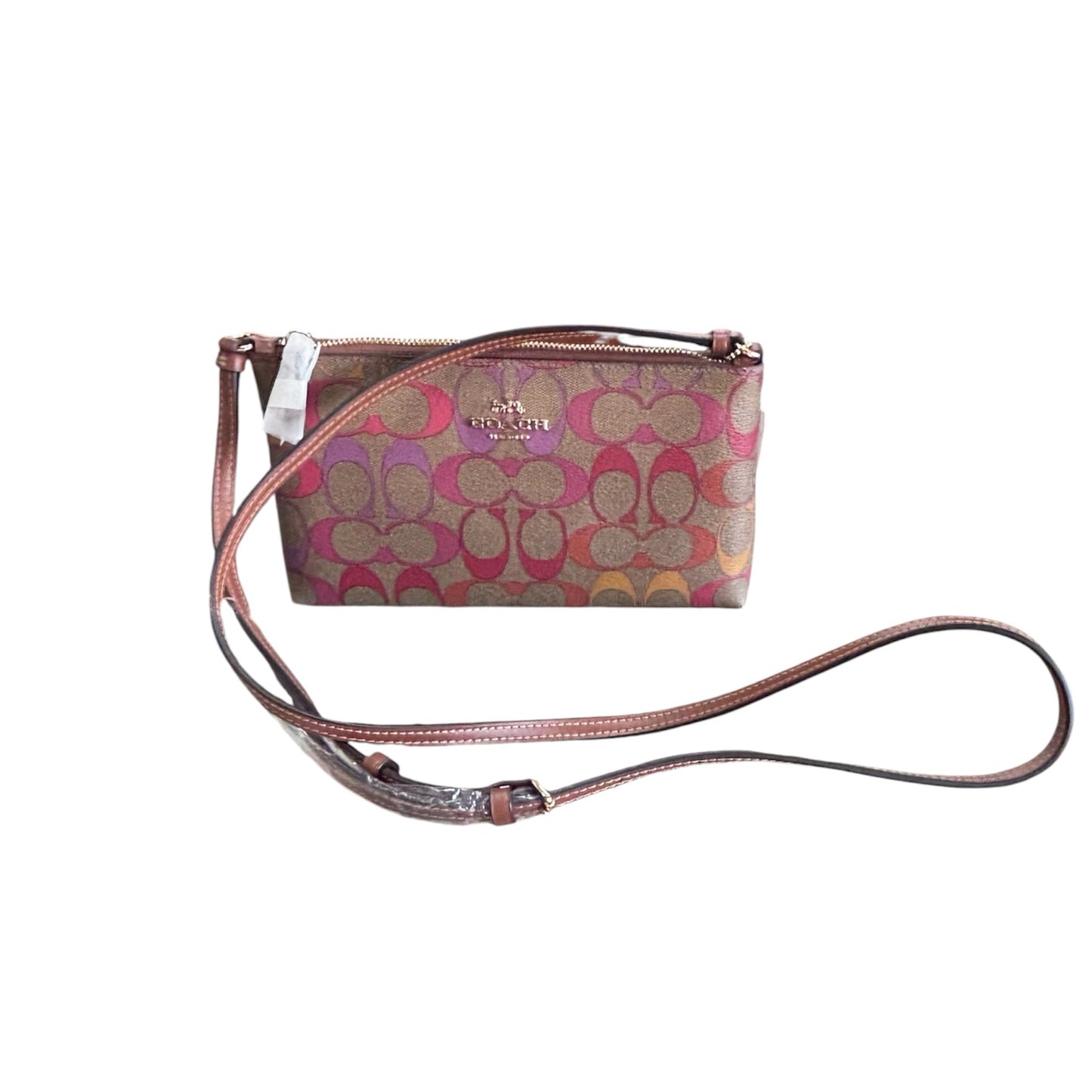 Designer NEW Coach Brown/Multi-Color Handbag