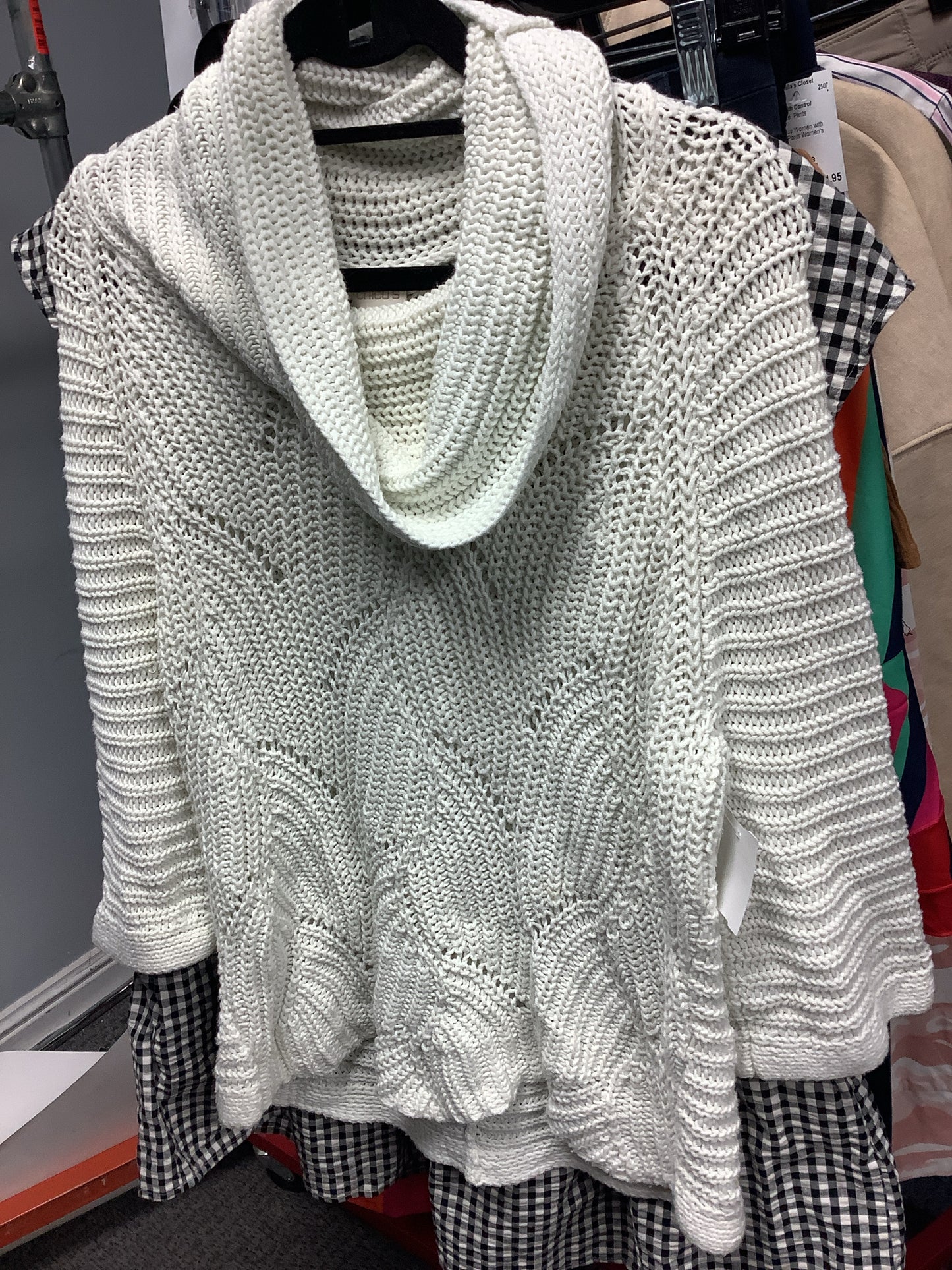 White Chico's Sweater/Sweatshirt Women's