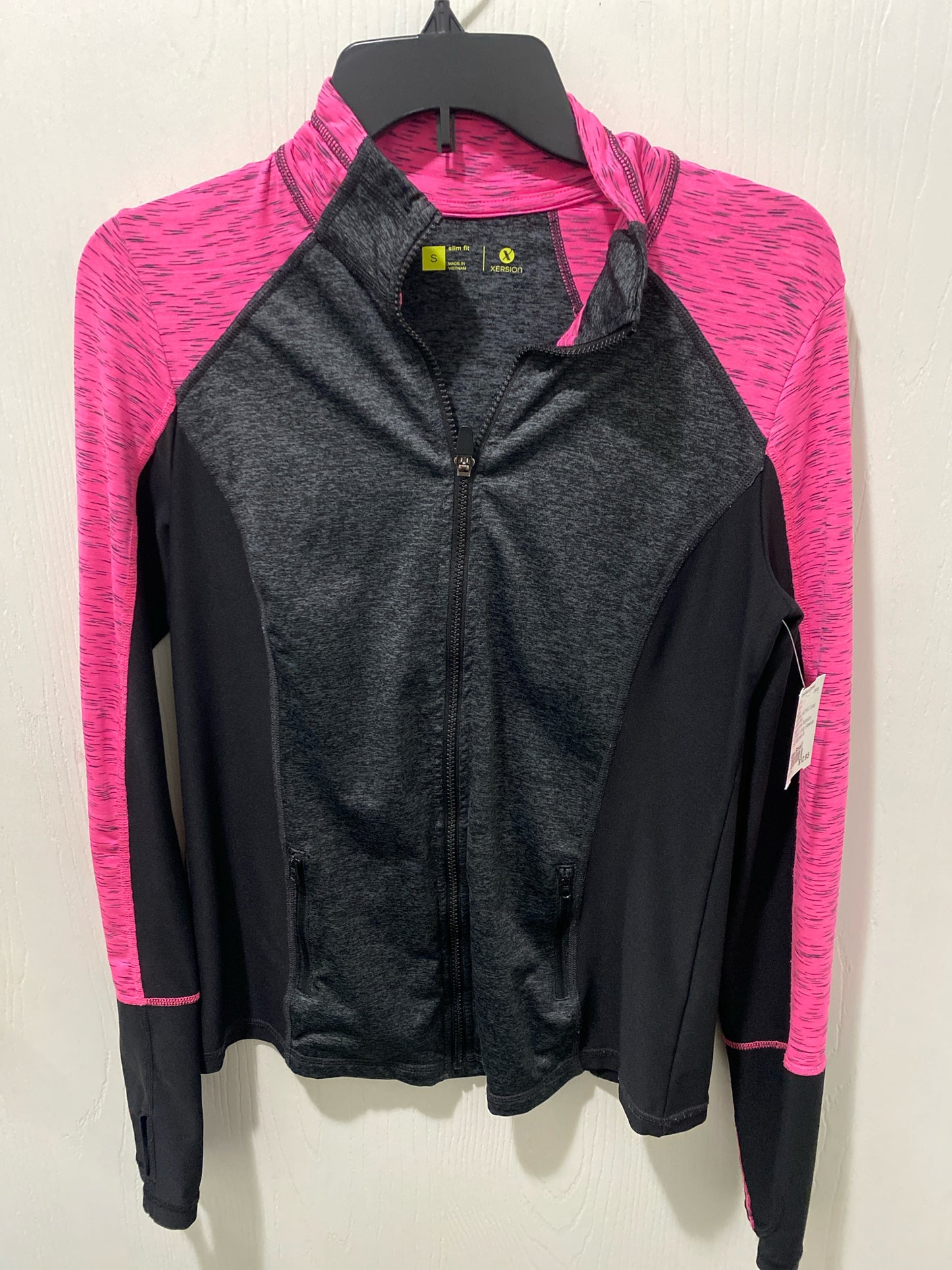 Black/Pink Xersion ACTIVE Long Sleeve Shirt Women's
