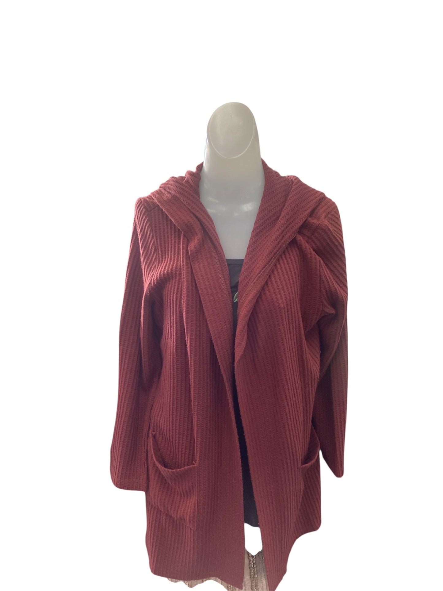 Burgundy Maurices Cardigan Women's