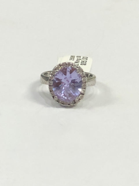Sterling Silver CZ Ring Size 7.25