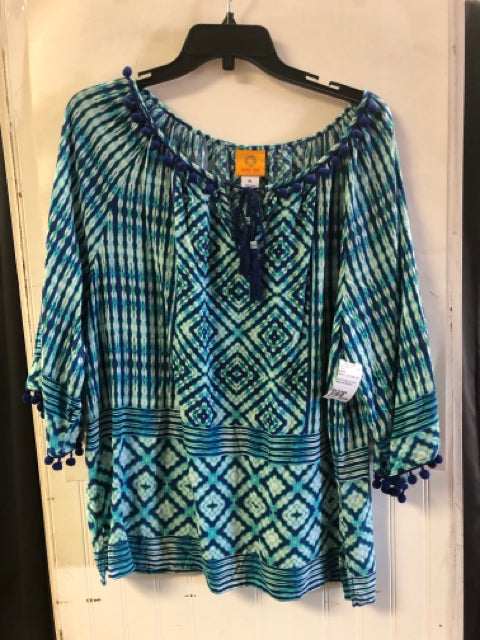 Blue Print Ruby Rd. Short Sleeve Shirt Women's