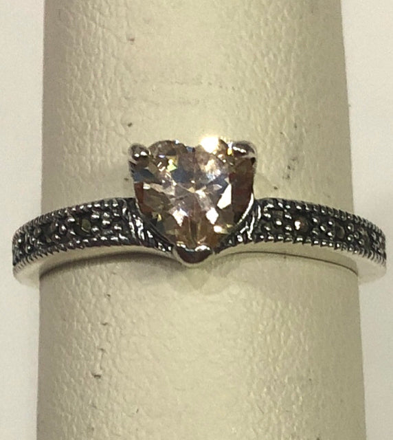 Sterling Silver CZ Ring Size 7