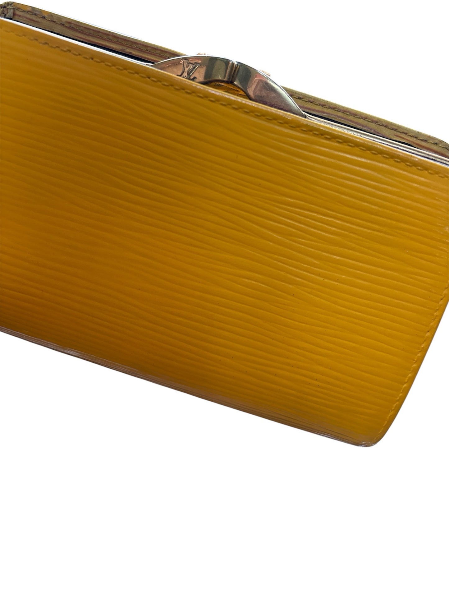 Designer Louis Vuitton Yellow Wallet