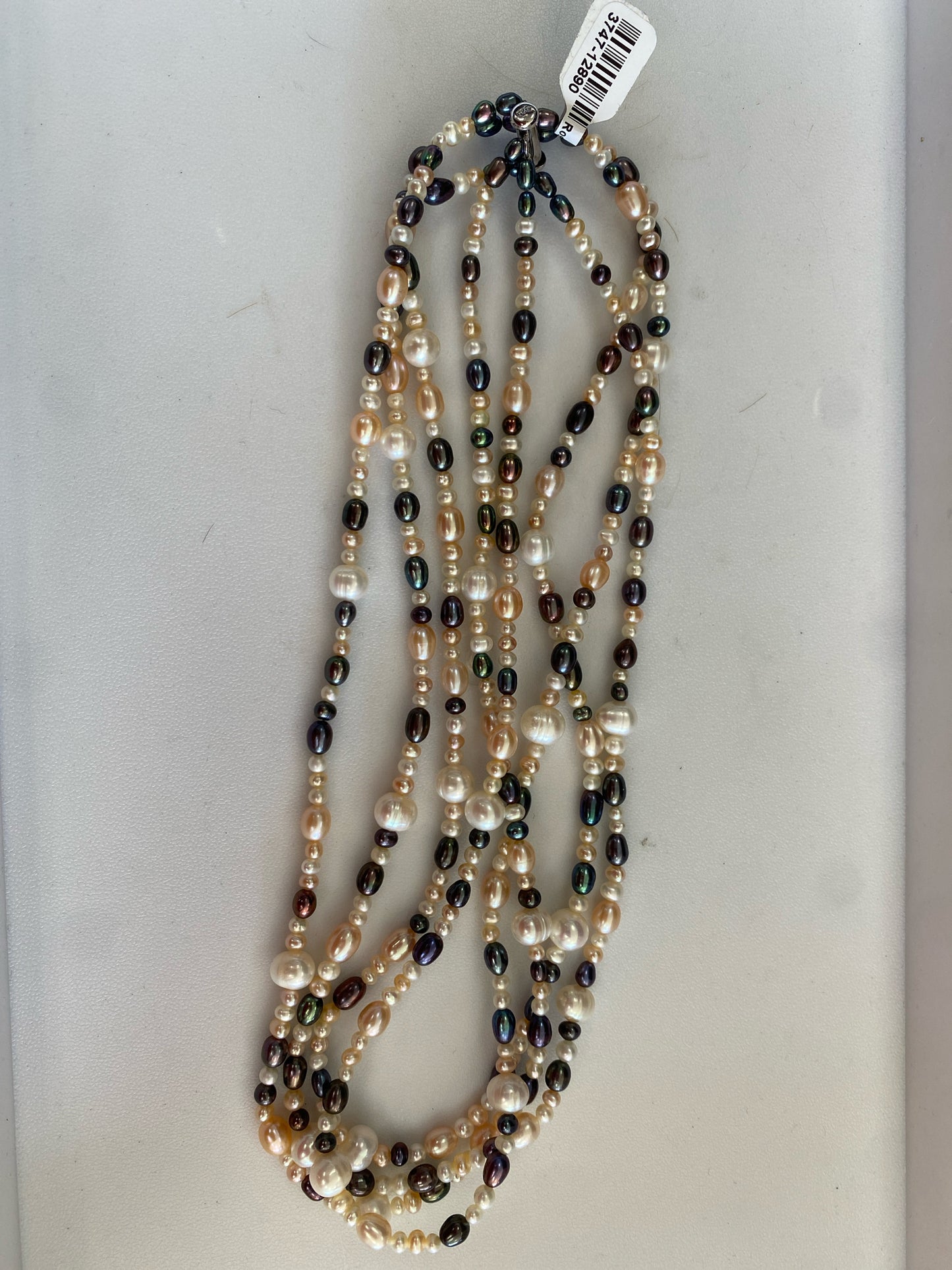 Ross Simons 925 Sterling Silver Pearl Necklace 20"