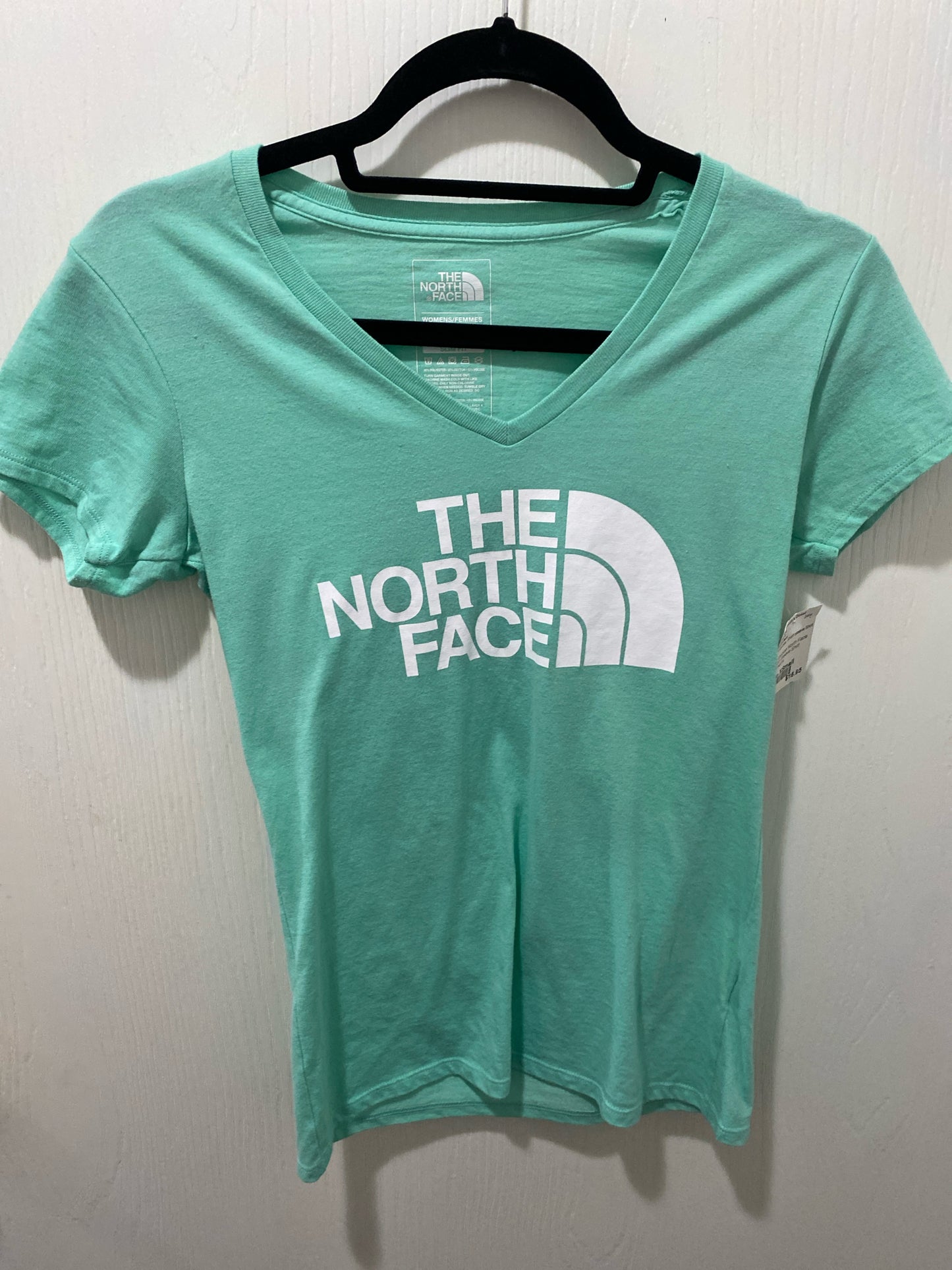 Turquoise North Face Short Sleeve Shirt Women's