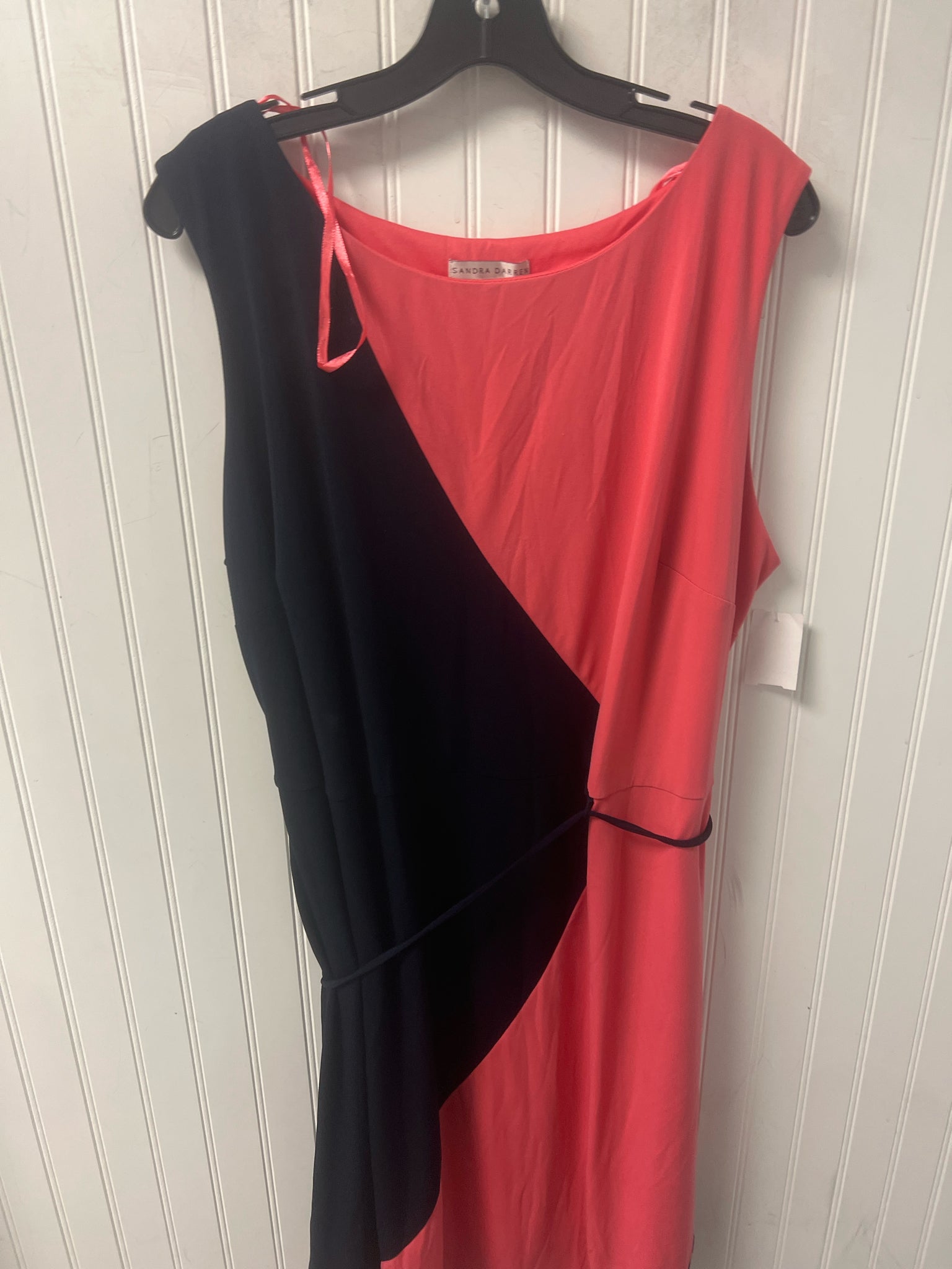 Navy/Coral Sandra Darren Dress Women's – Camilla's Closet Consignment