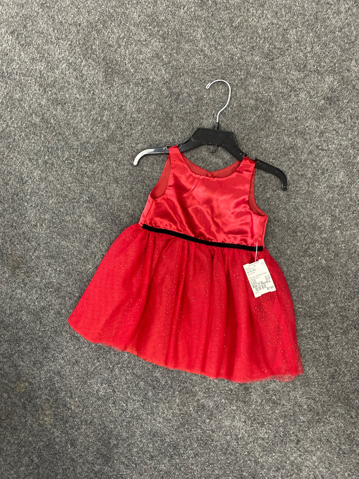 Red Nannette Baby Dress Infants(0-24m)
