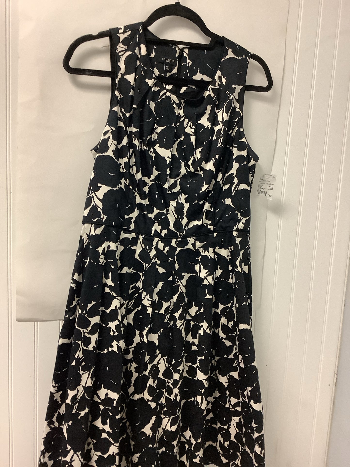 Black & White Talbots Dress Women's