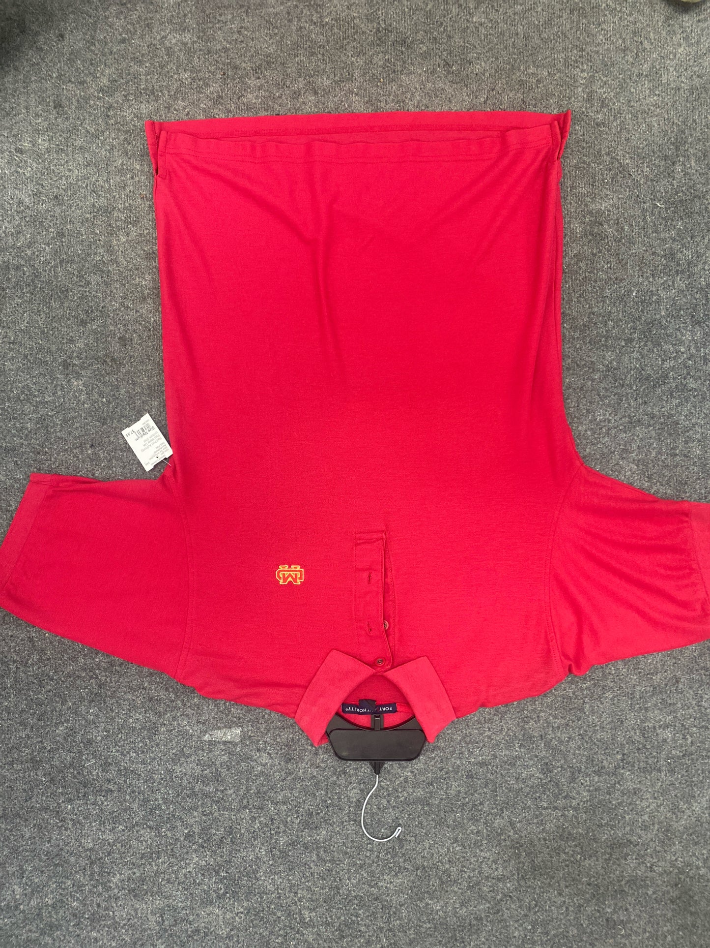 Red Port Authority Polo Mater Dei Uniform Shirt