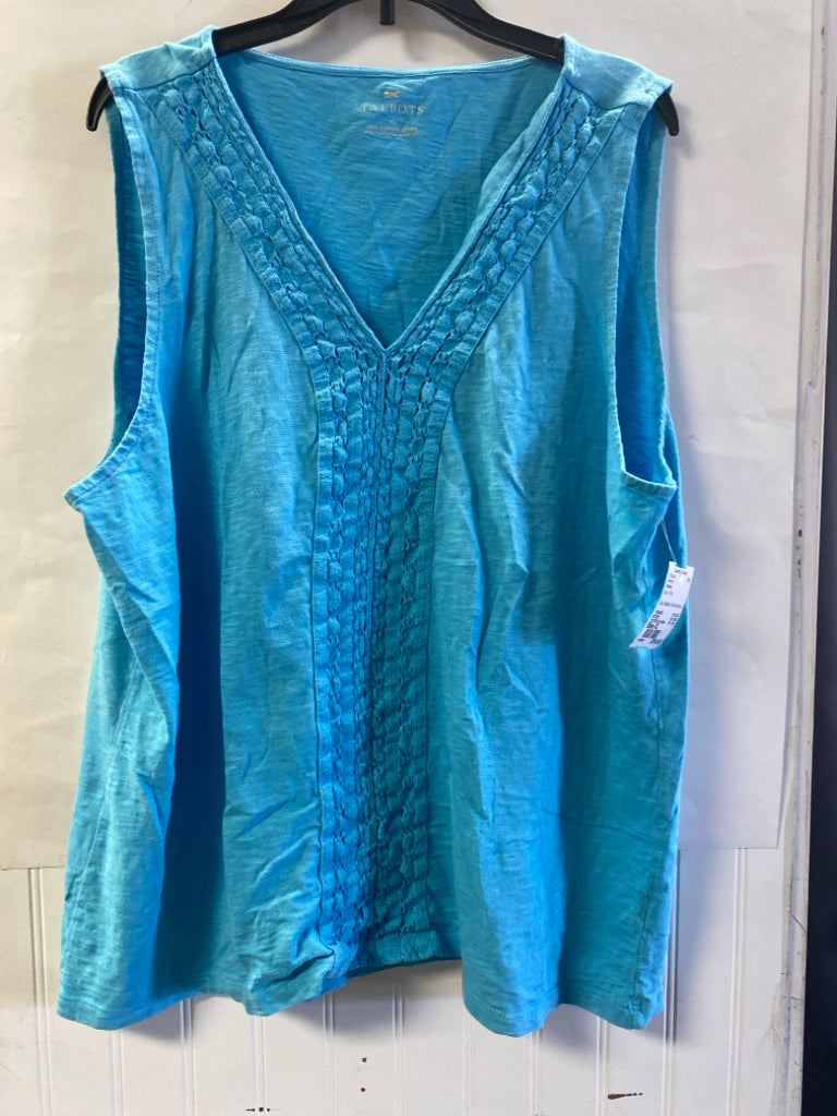 Blue Talbots Tank Women's