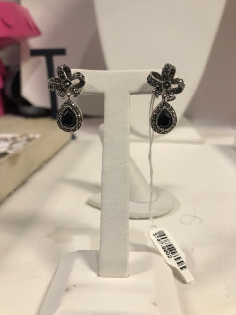 Sterling Silver Onyx Earrings