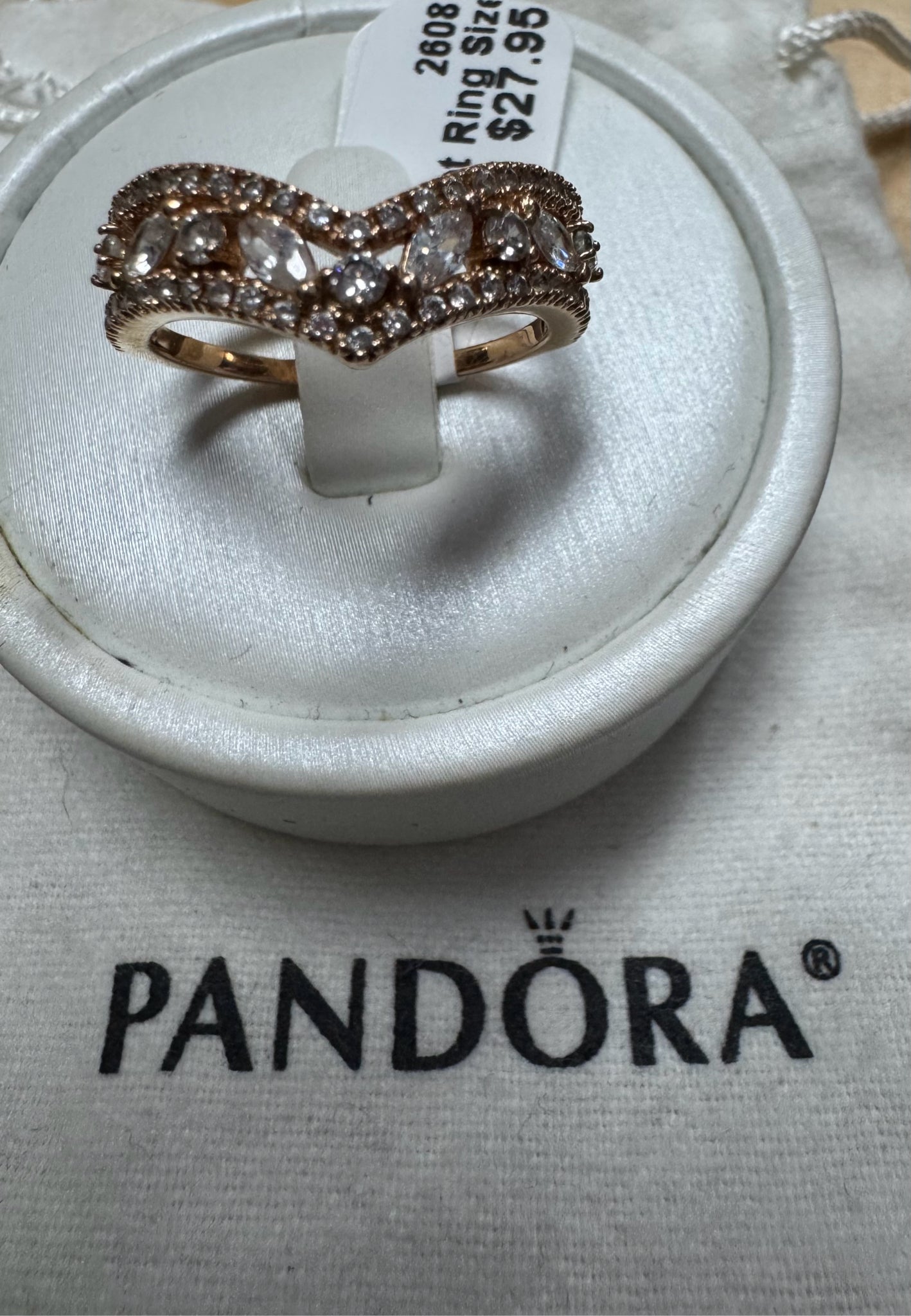 Pandora Met Ring Size 6.5