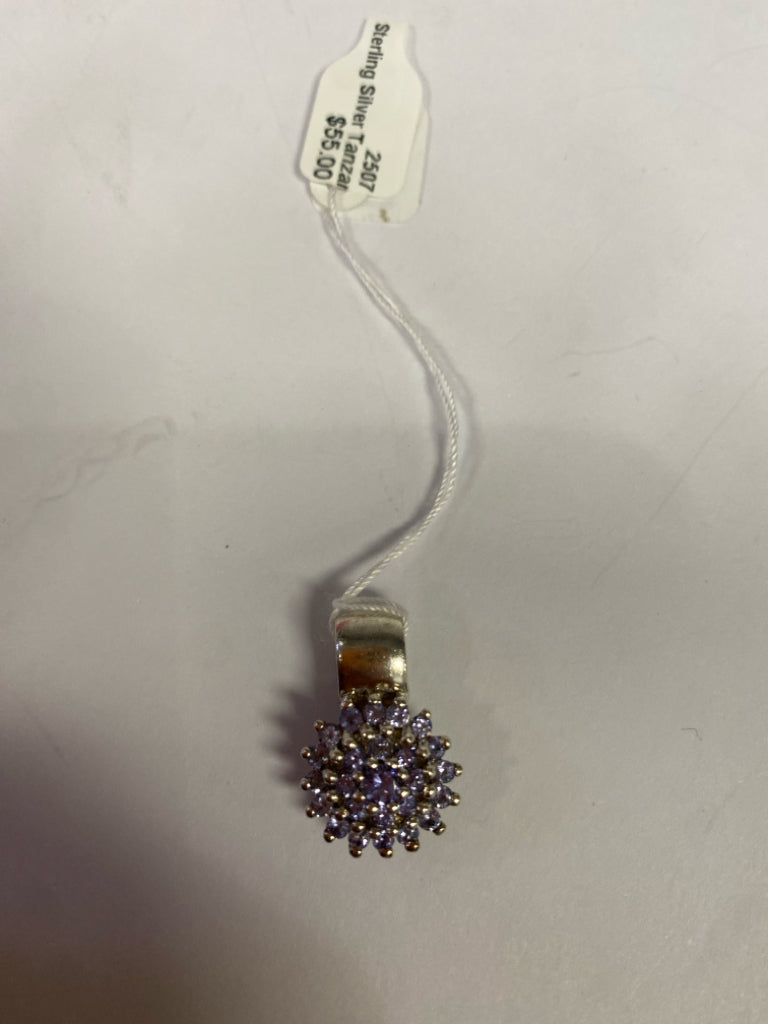 Sterling Silver Tanzanite Pendant