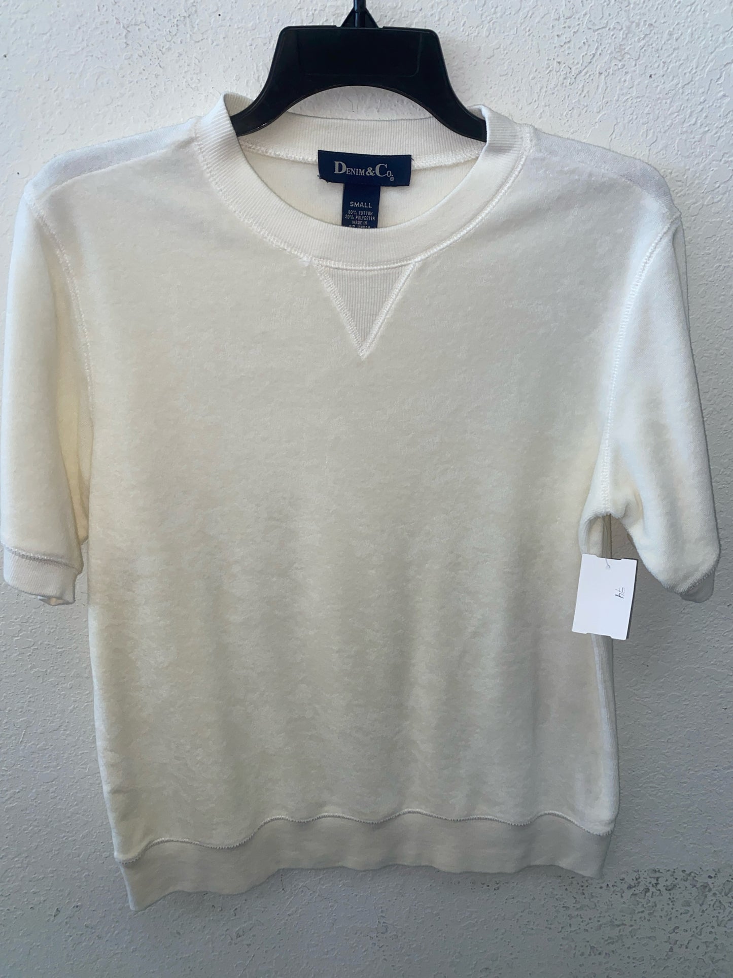 Ivory Denim & Co. Short Sleeve Shirt Women's
