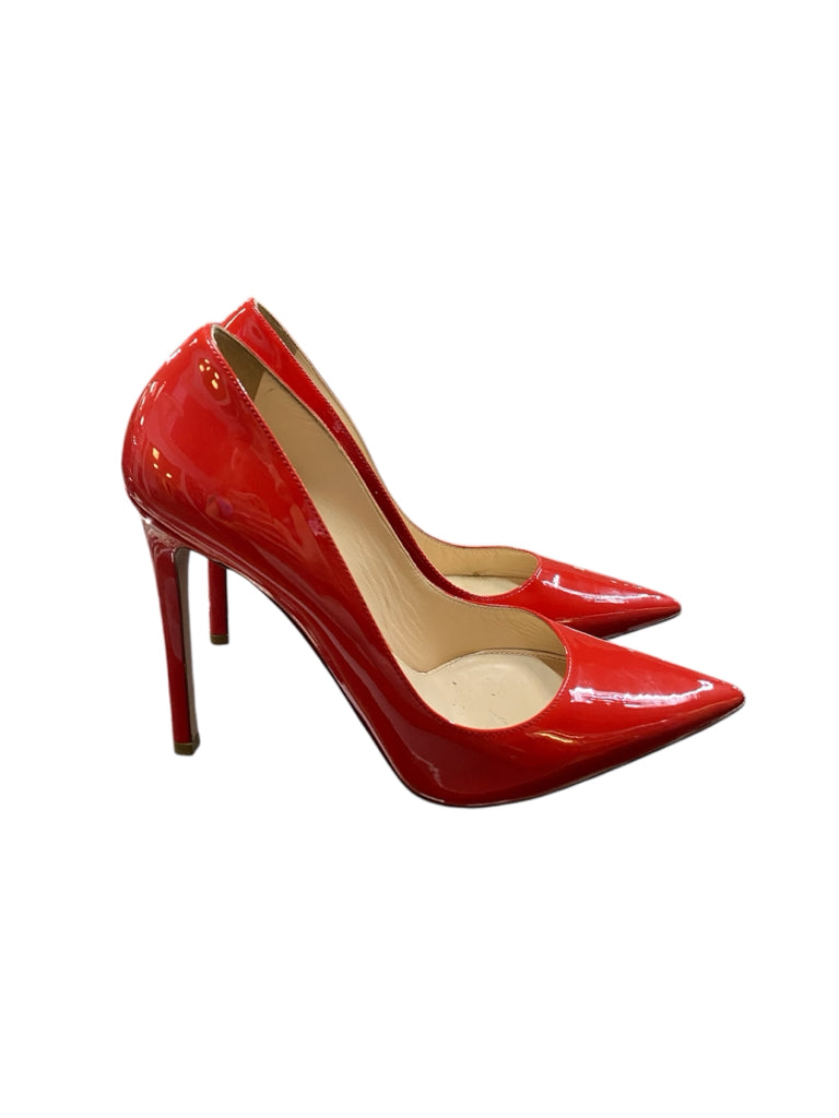 Red Prada Heels Women's – Camilla's Closet Consignment, image size:768x1024