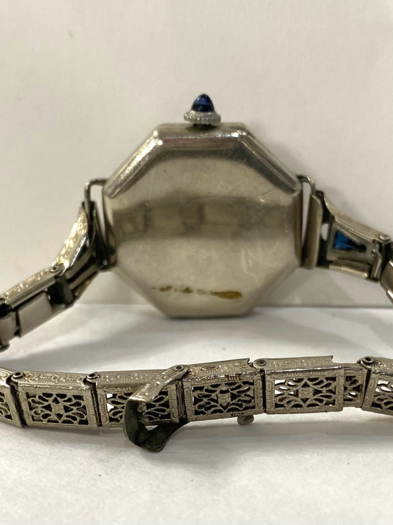 Vintage Octagan White Watch