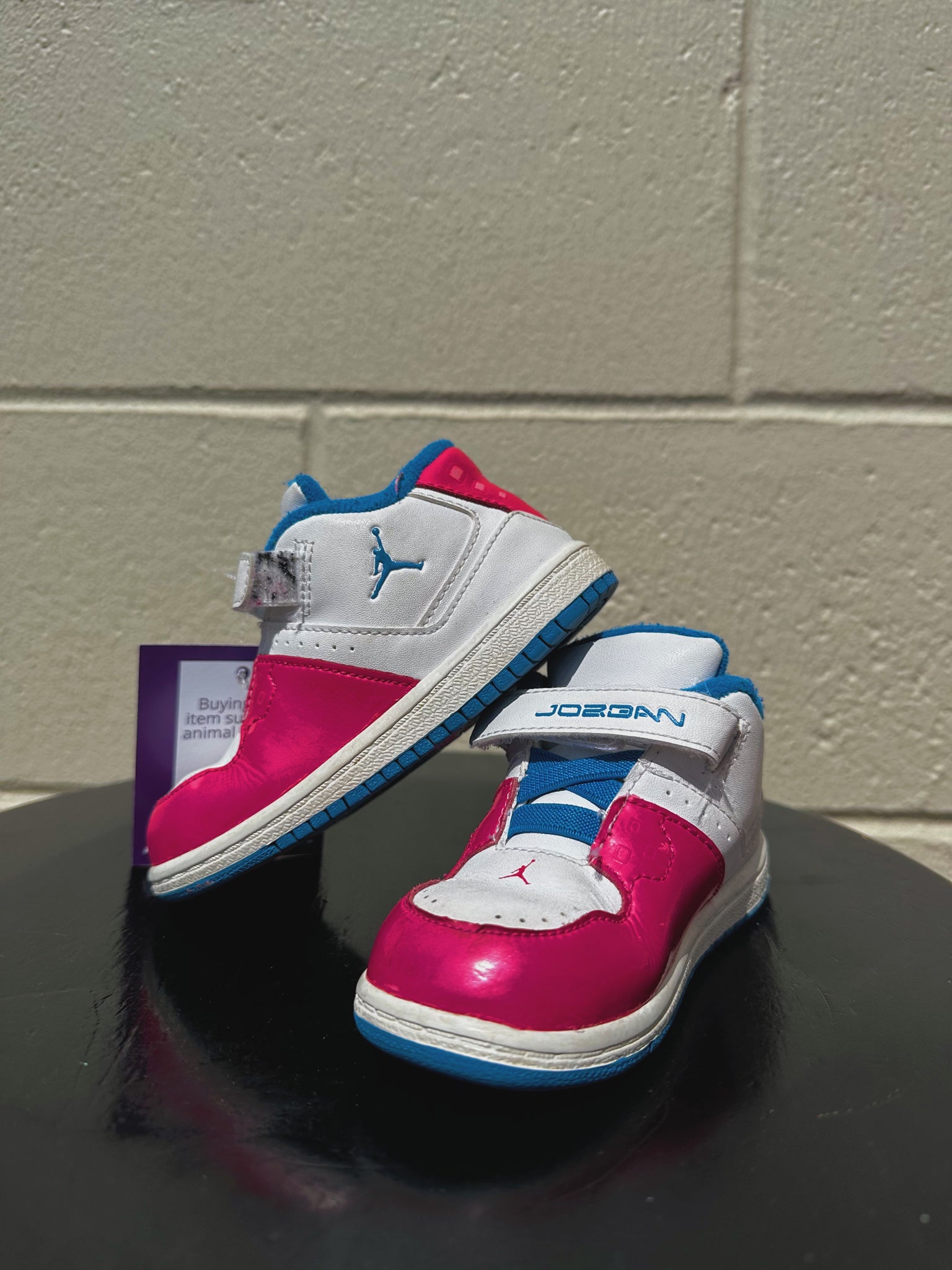 pink white blue Jordan Shoes Girls