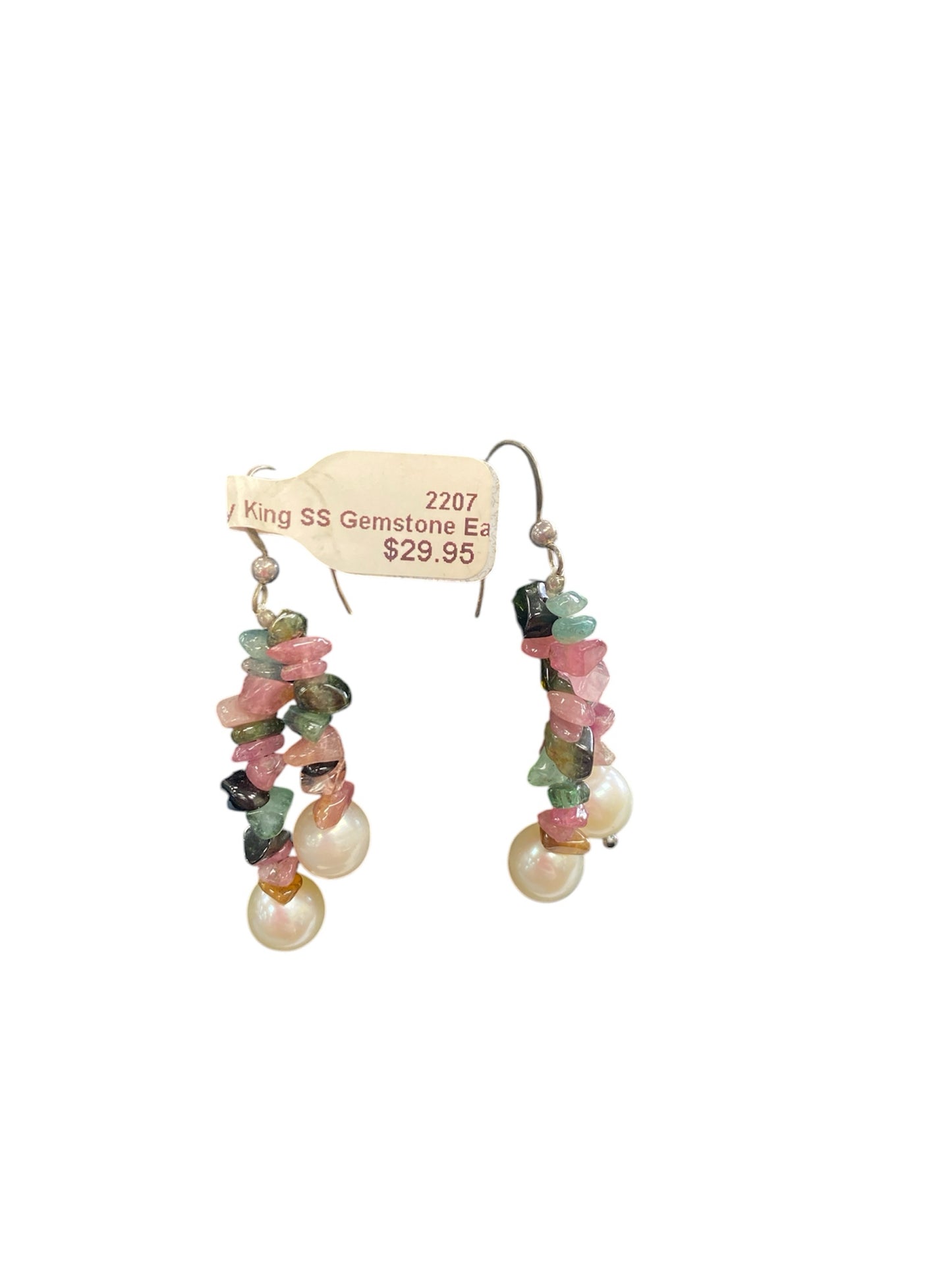 Jay King SS Gemstone Earrings