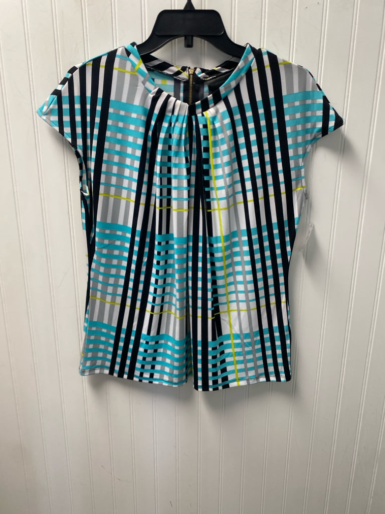 Multi-Color Worthington Short Sleeve Shirt Women's