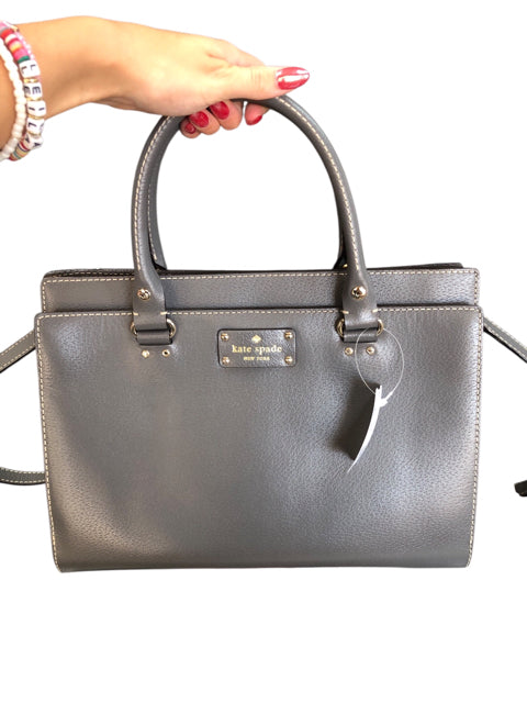 Designer Kate Spade Gray Handbag