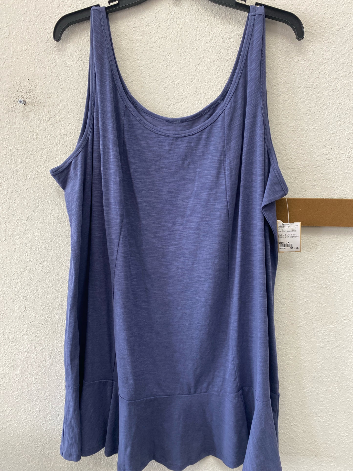 Blue D & CO. Short Sleeve Shirt Women's